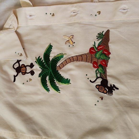 ShipShe Embroidered Blouse Size Large - Picture 2 of 13